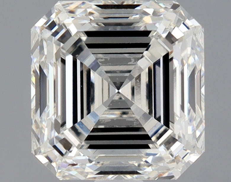 Asscher 2.54 Ct. F VS2 -  EX EX