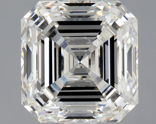 Asscher 2.54 Ct. F VS2 -  EX EX