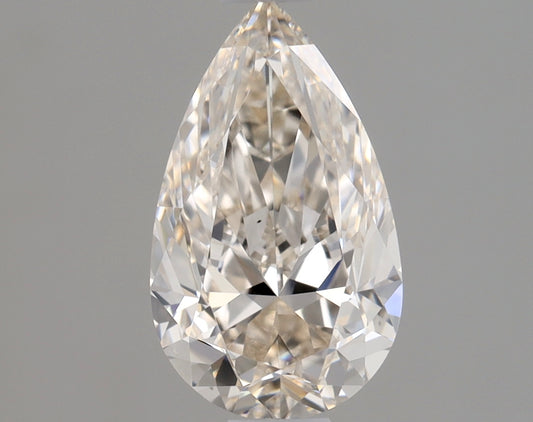 Pear 1 Ct. K,Faint Brown VS1 -  VG EX