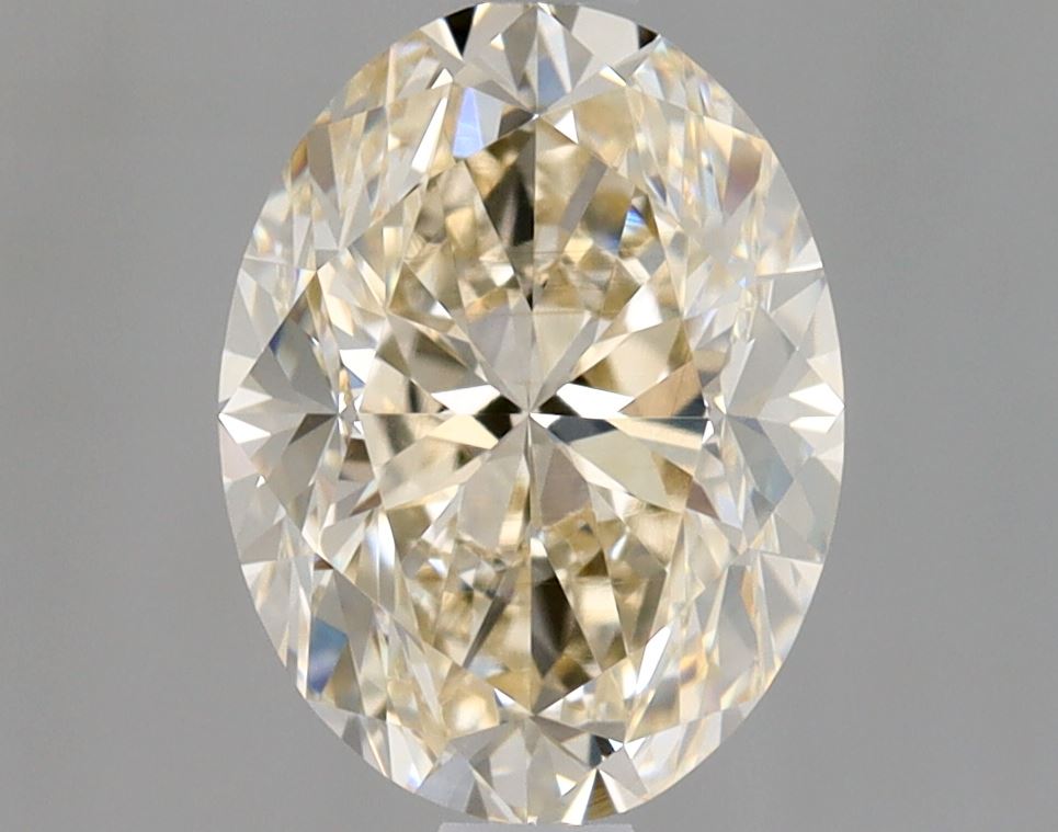 Oval 1.5 Ct. M,Faint Brown VVS1 -  EX VG