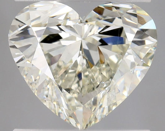 Heart 3.01 Ct. J SI2 -  VG VG