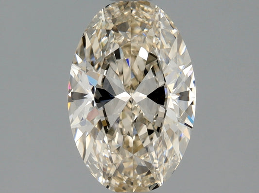 Oval 1.01 Ct. K,Faint Brown VS2 -  EX VG