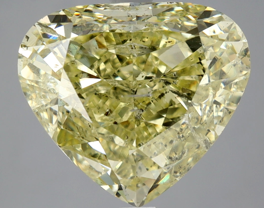 Heart 5.02 Ct. FY SI2 -  EX G