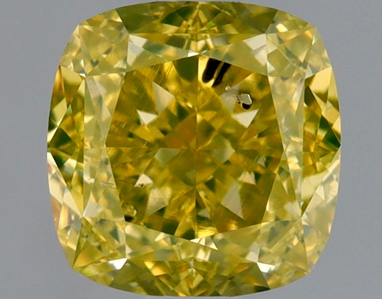Cushion 0.91 Ct. FIY SI2 -  EX VG