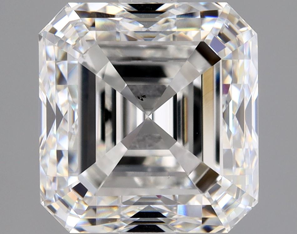 Asscher 3.01 Ct. F VS2 -  EX EX