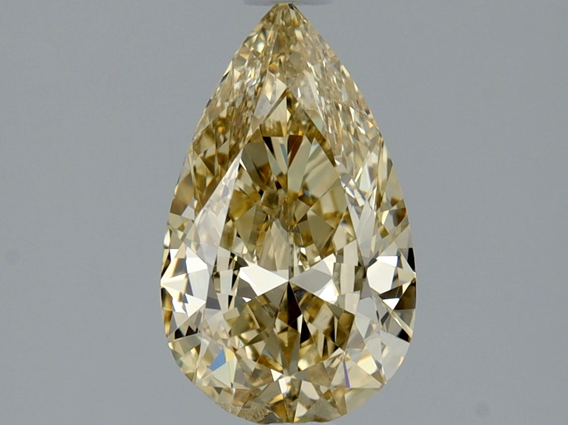 Pear 0.9 Ct. FBY SI2 -  VG VG
