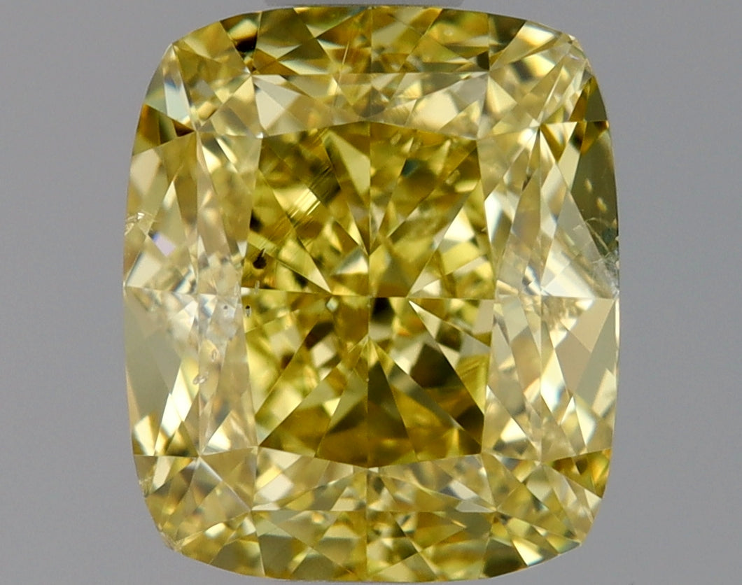 Cushion 1.11 Ct. FIY SI2 -  VG G