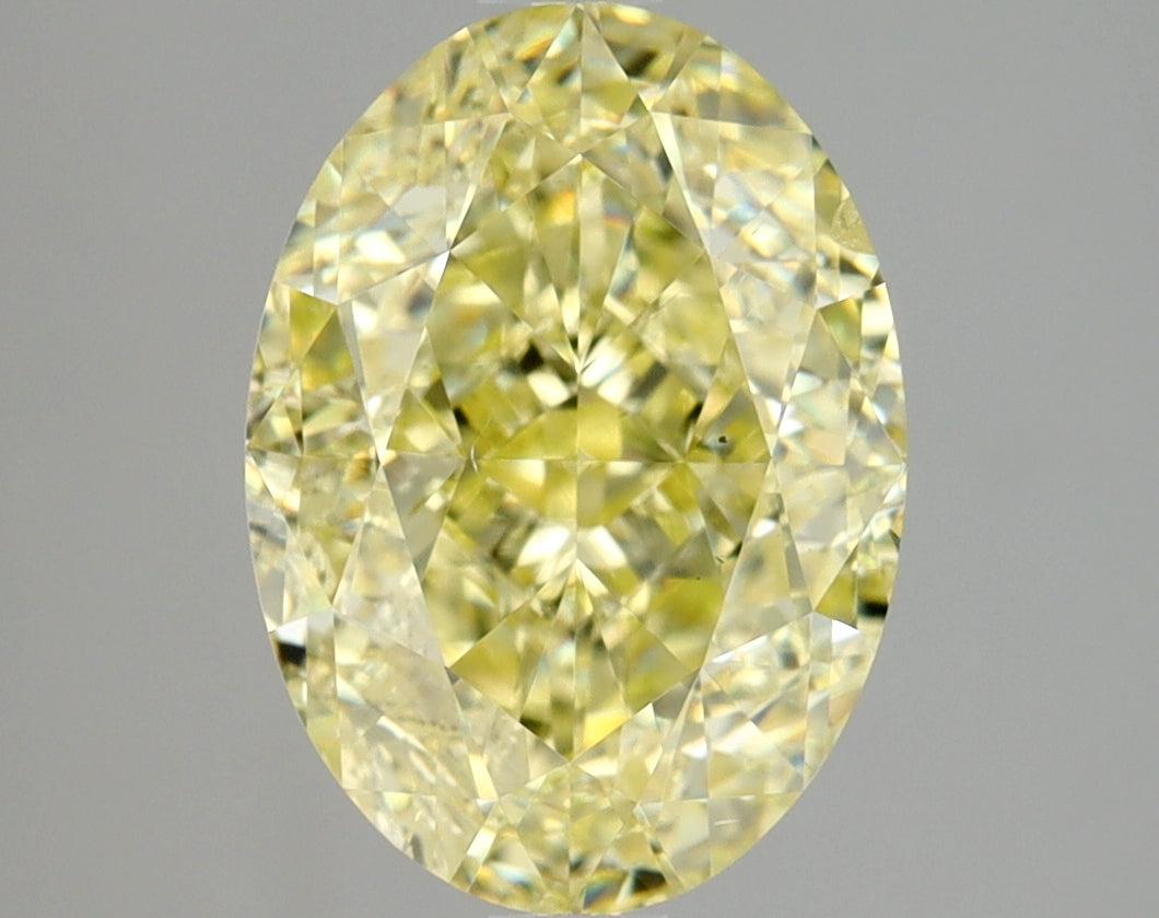 Oval 3.07 Ct. FY SI2 -  EX VG