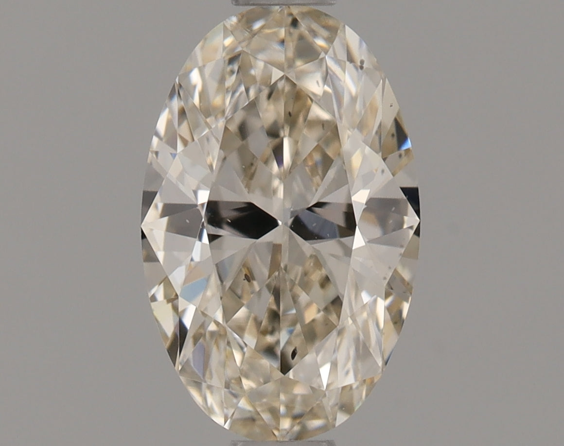Oval 0.7 Ct. L,Faint Brown SI1 -  EX VG