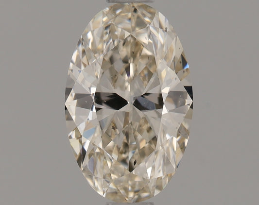 Oval 0.7 Ct. L,Faint Brown SI1 -  EX VG