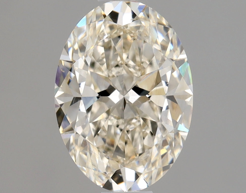 Oval 1.06 Ct. K,Faint Brown SI1 -  EX EX