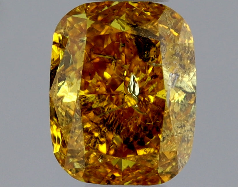 Cushion 0.37 Ct. FDOY I2 -  EX VG