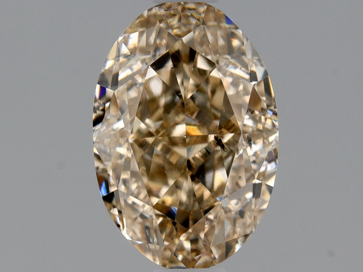 Oval 1.07 Ct. Y-Z, Light Brown SI2 -  VG G
