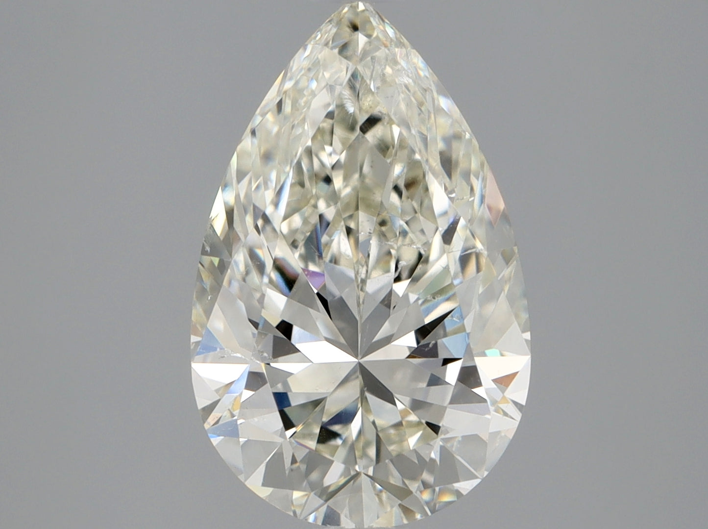 Pear 2.08 Ct. J SI2 -  EX EX