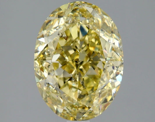 Oval 3.01 Ct. FY SI2 -  VG G