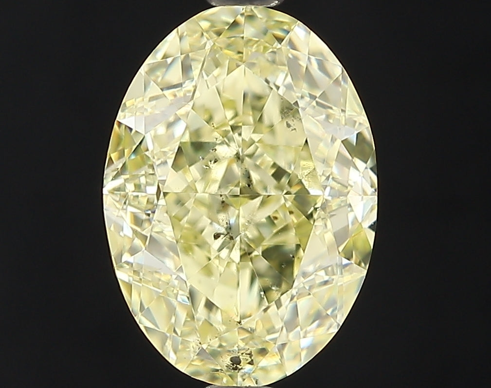 Oval 2.12 Ct. FY SI2 -  VG VG