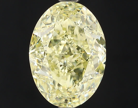 Oval 2.12 Ct. FY SI2 -  VG VG
